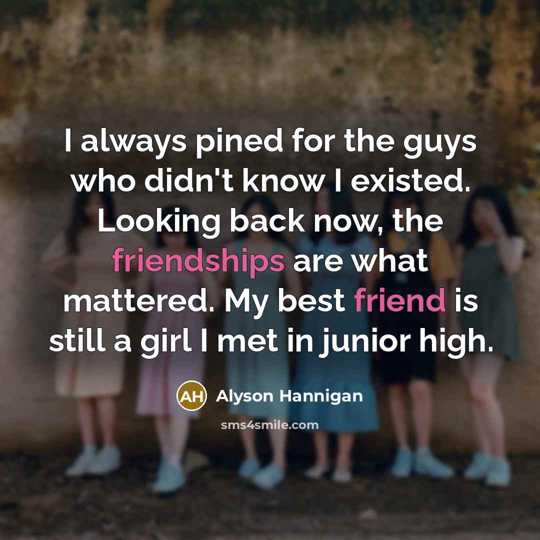 “I always pined for the guys who didn't know I…” quote by Alyson Hannigan
