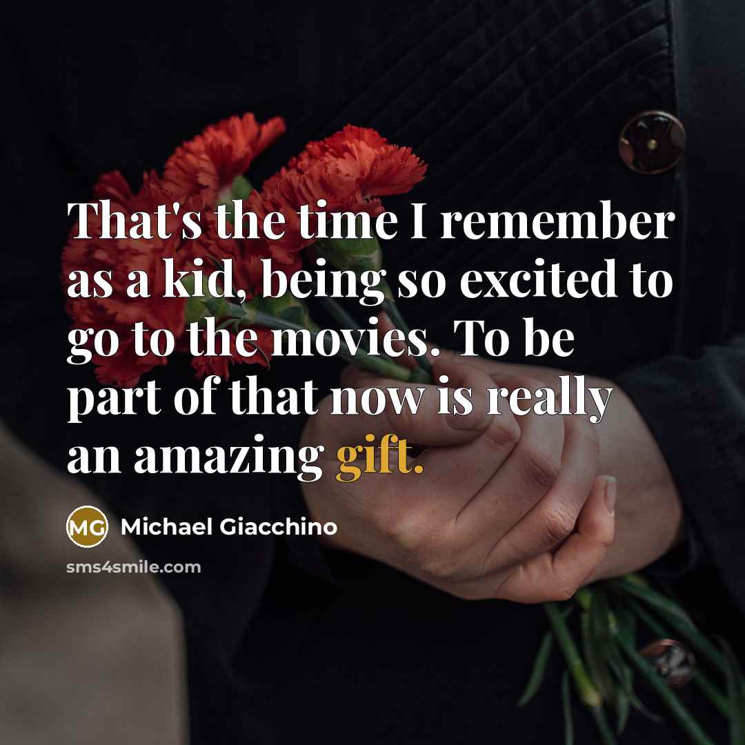 “That's the time I remember as a kid, being so…” quote by Michael Giacchino