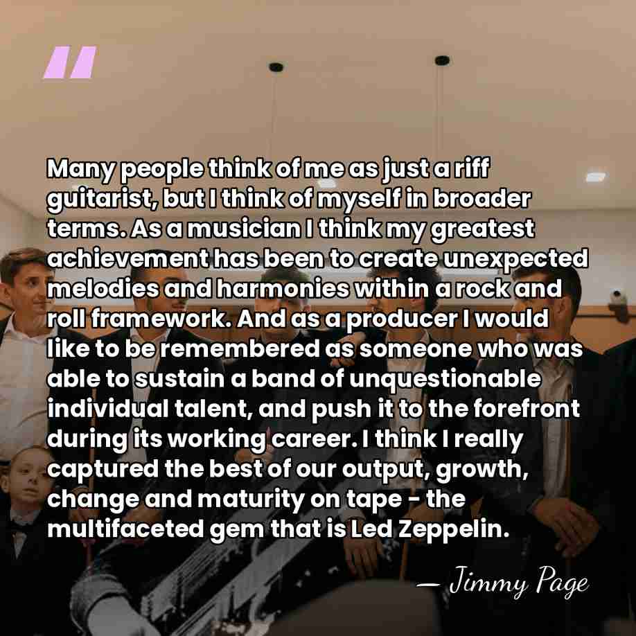 Many people think of me as just a riff guitarist, but I&hellip; - Jimmy Page