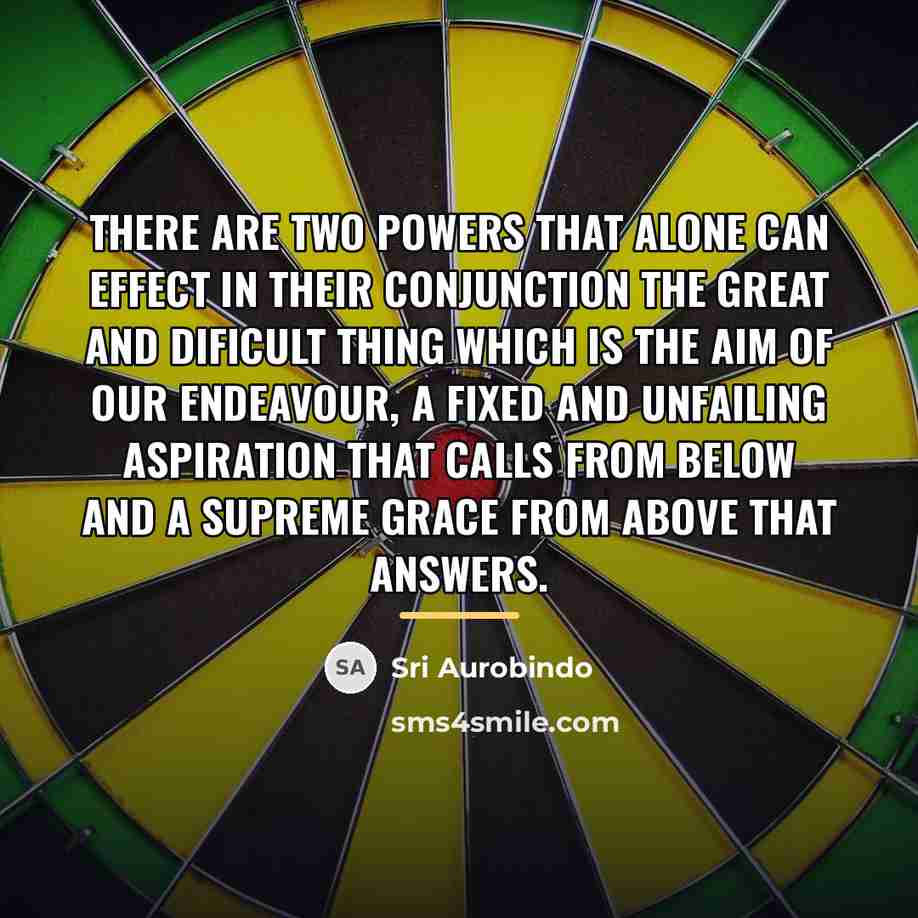 “There are two powers that alone can effect in their…” quote by Sri Aurobindo