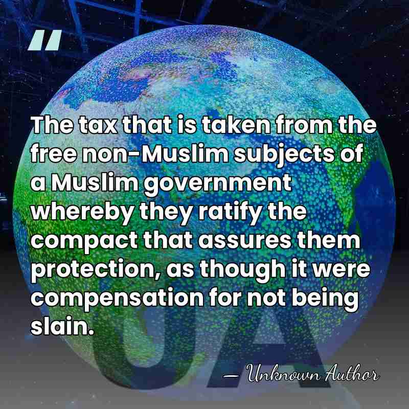 The tax that is taken from the free non-Muslim subjects of a&hellip; - Edward William Lane
