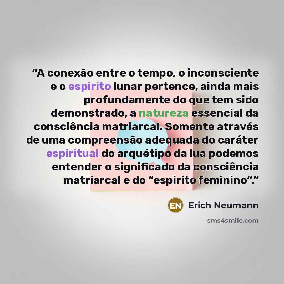 “A conexão entre o tempo, o inconsciente e o espirito lunar pertence, ainda mais profundamente do que tem sido demonstrado, a natureza essencial da consciência matriarcal. Somente através de uma compreensão adequada do caráter espiritual do arquétipo da lua podemos entender o significado da…” quote by Erich Neumann