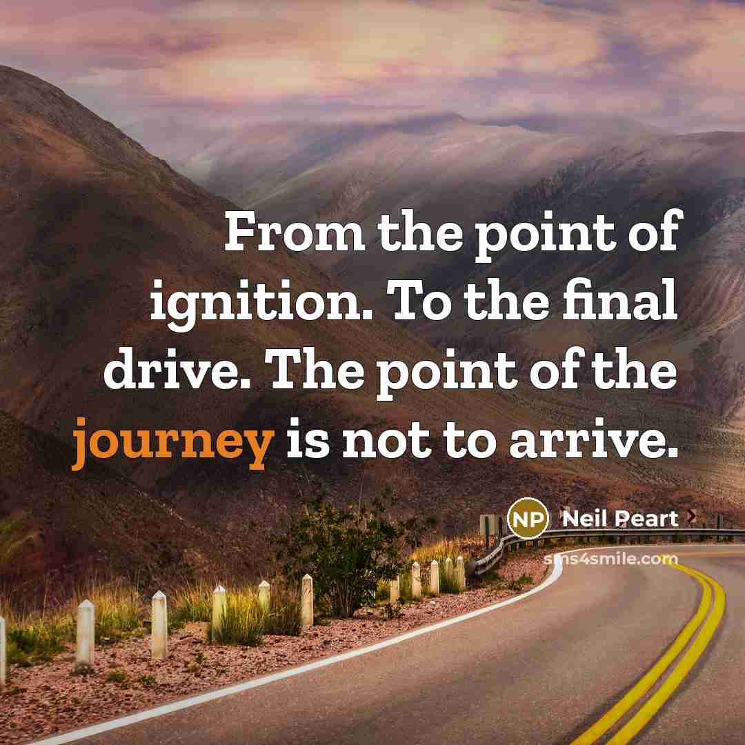 “From the point of ignition. To the final drive. The…” quote by Neil Peart