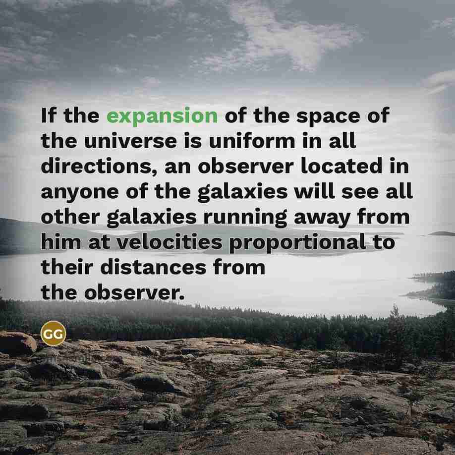 “If the expansion of the space of the universe is…” quote by George Gamow