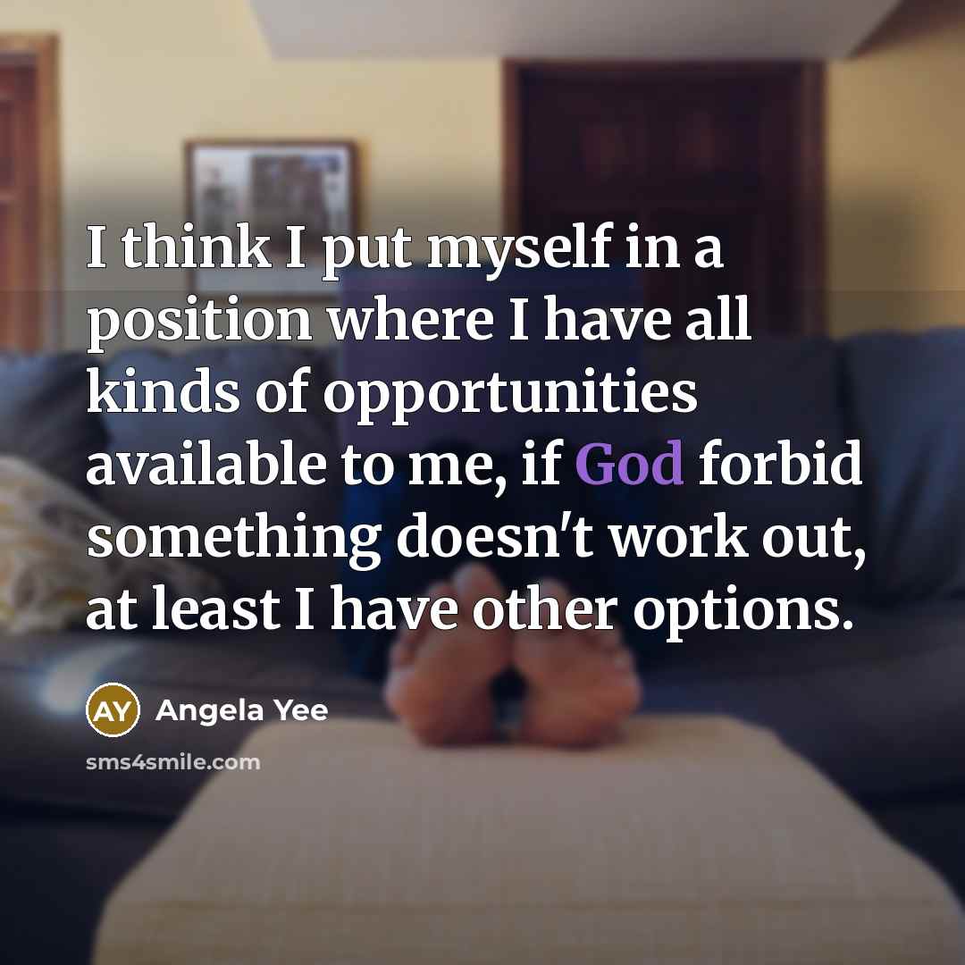 “I think I put myself in a position where I…” quote by Angela Yee