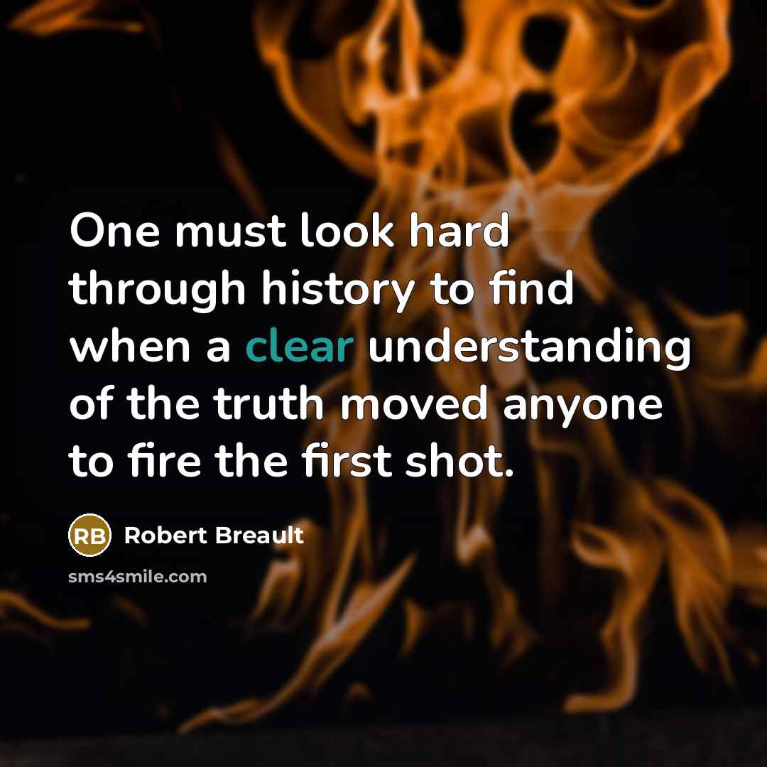 “One must look hard through history to find when a…” quote by Robert Breault