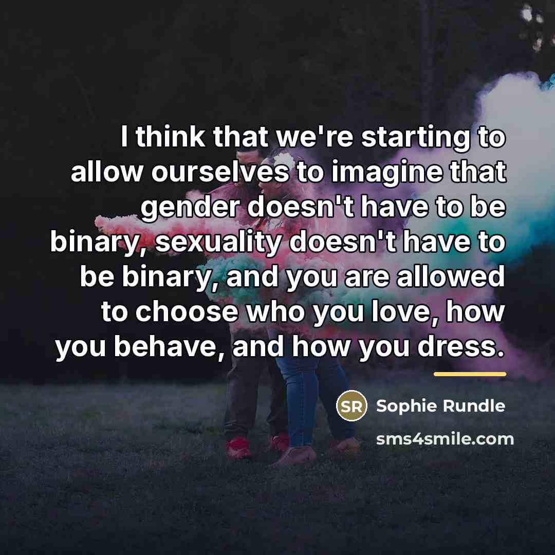 “I think that we're starting to allow ourselves to imagine…” quote by Sophie Rundle