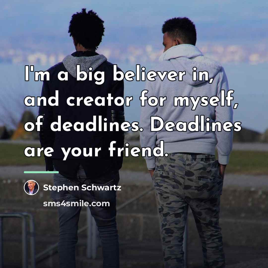 “I'm a big believer in, and creator for myself, of…” quote by Stephen Schwartz