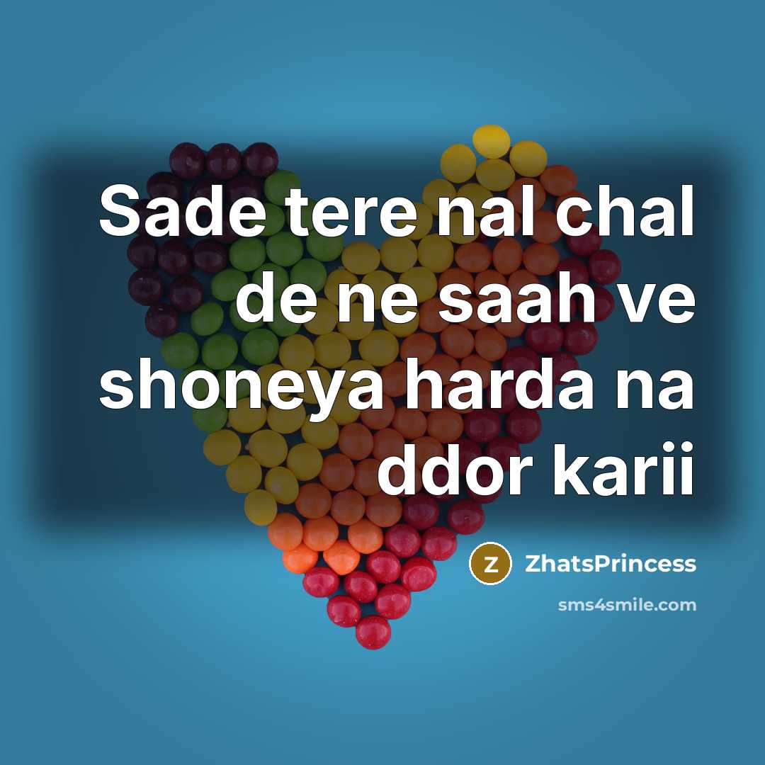 “Sade tere nal chal de ne saah ve shoneya harda…” quote by ZhatsPrincess