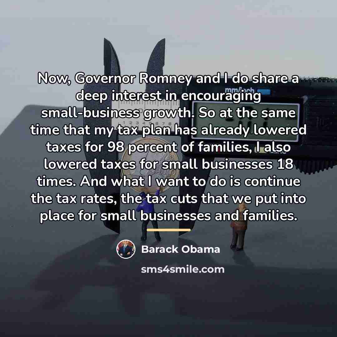 “Now, Governor Romney and I do share a deep interest…” quote by Barack Obama