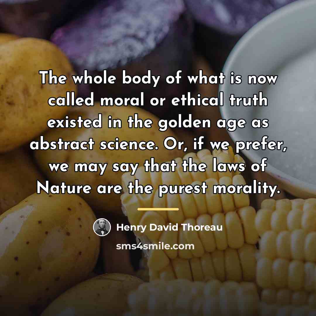 “The whole body of what is now called moral or…” quote by Henry David Thoreau