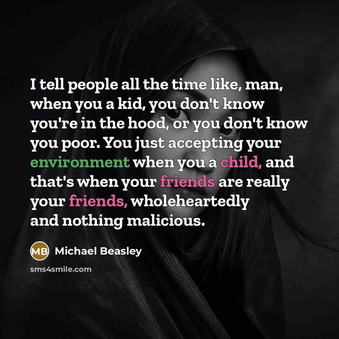 “I tell people all the time like, man, when you…” quote by Michael Beasley