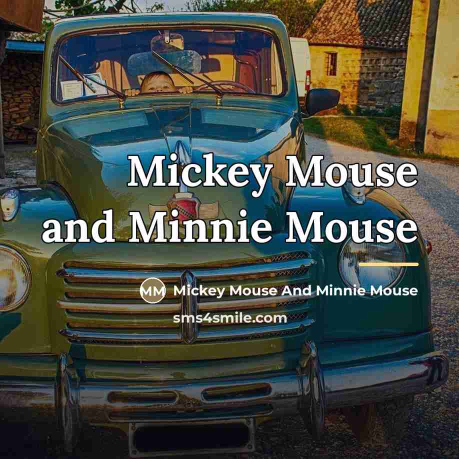 “Mickey Mouse and Minnie Mouse…” quote by Anonymous