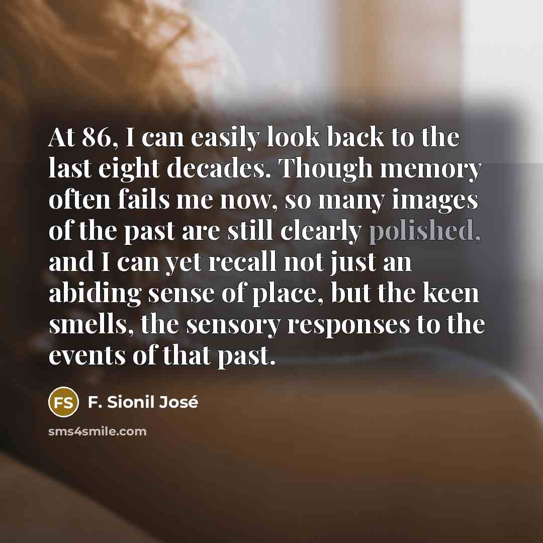 “At 86, I can easily look back to the last…” quote by F. Sionil Jose