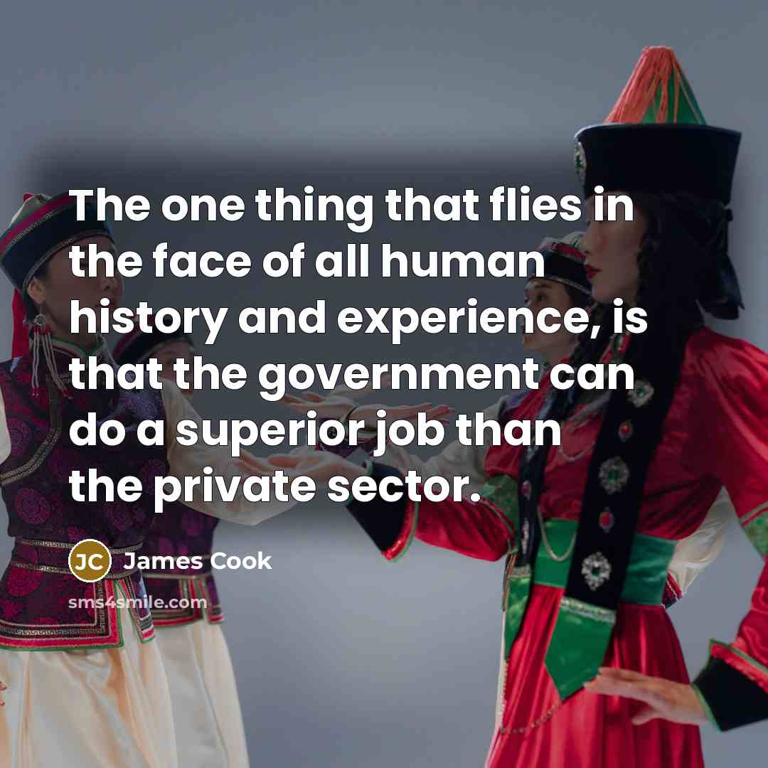 “The one thing that flies in the face of all…” quote by James Cook