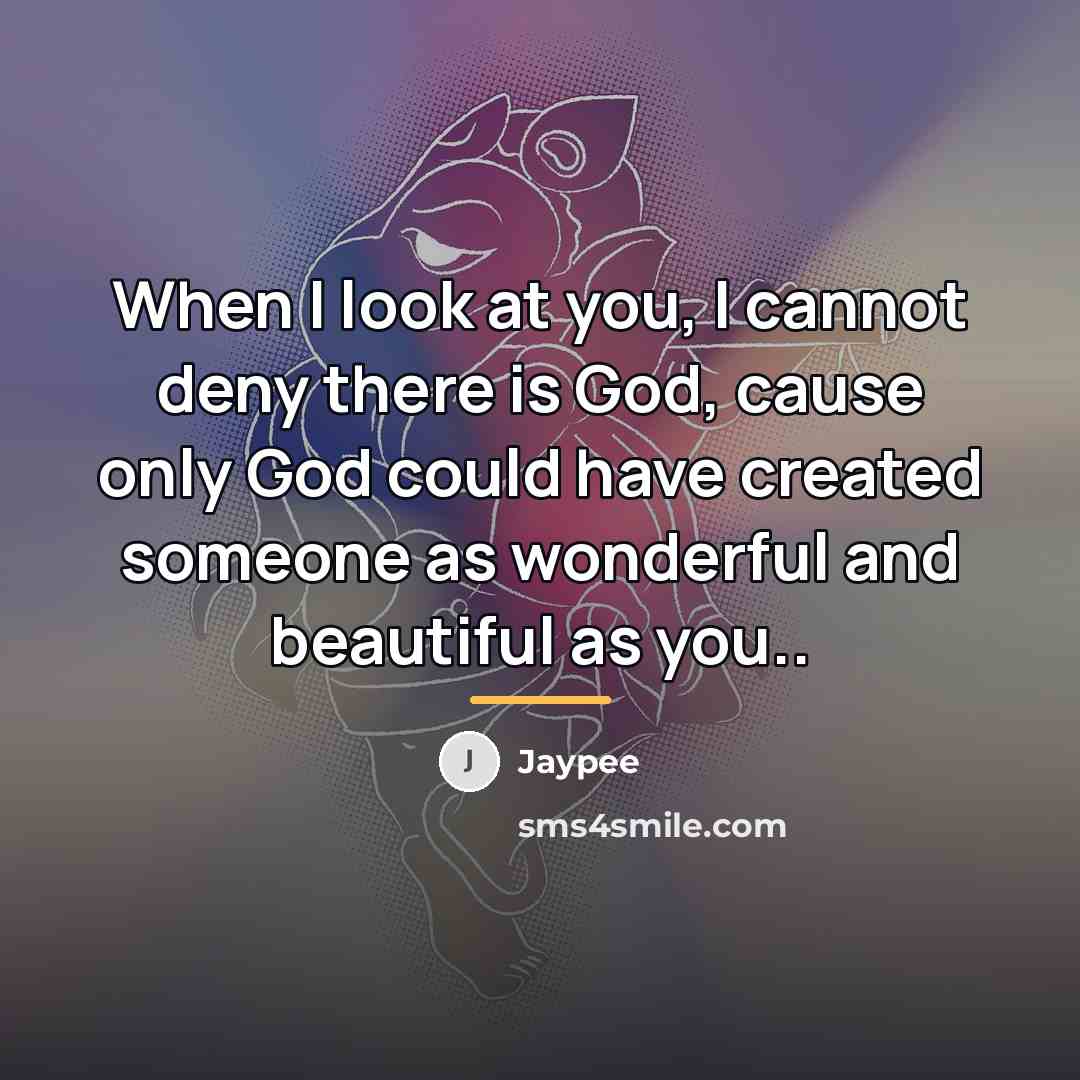 “When I look at you, I cannot deny there is…” quote by Jaypee