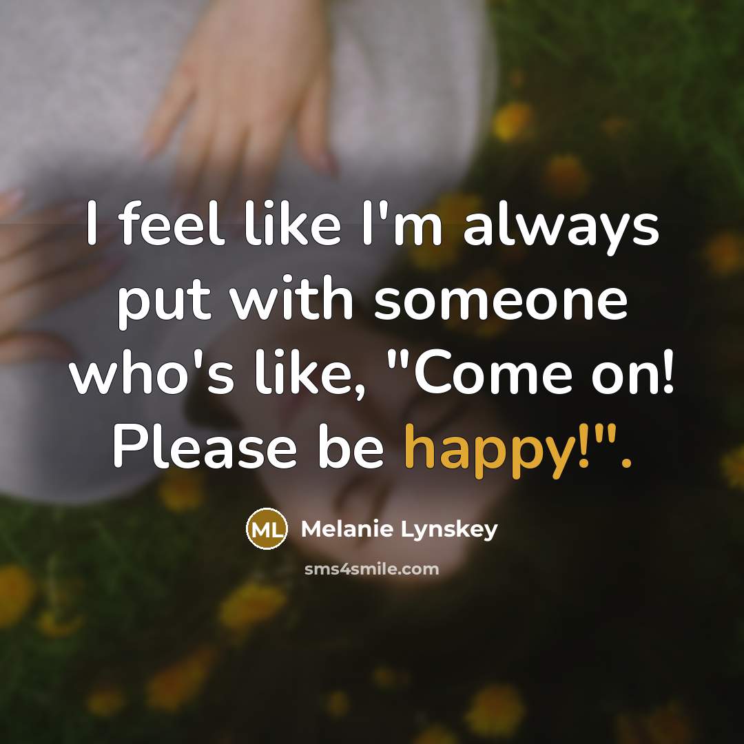“I feel like I'm always put with someone who's like,…” quote by Melanie Lynskey
