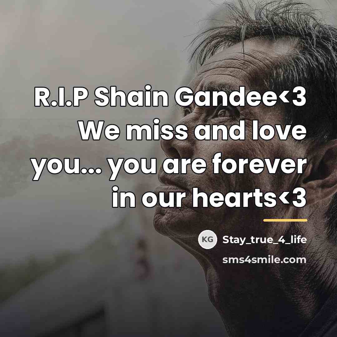 “R.I.P Shain Gandee…” quote by Stay_true_4_life