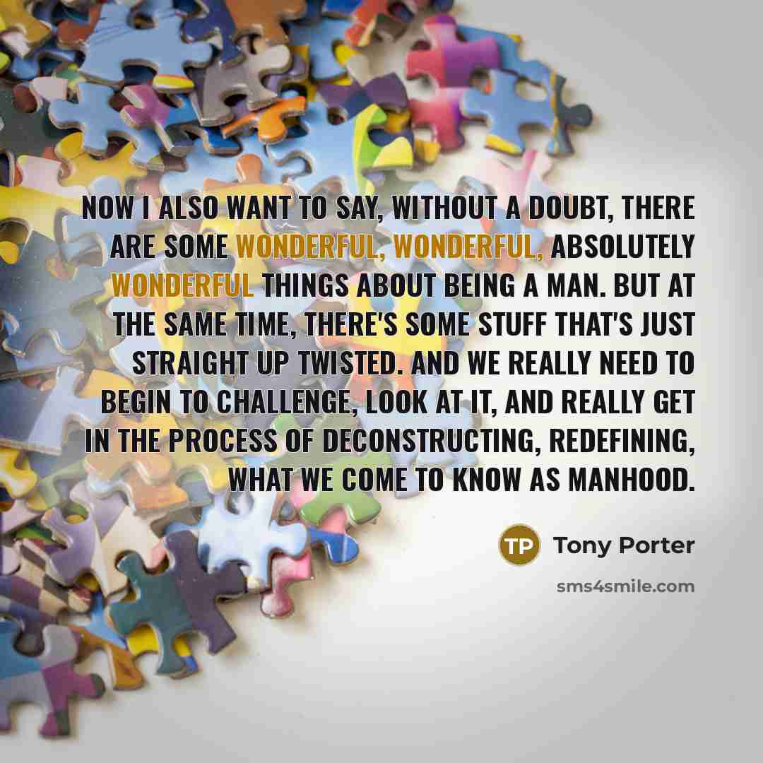 “Now I also want to say, without a doubt, there…” quote by Tony Porter