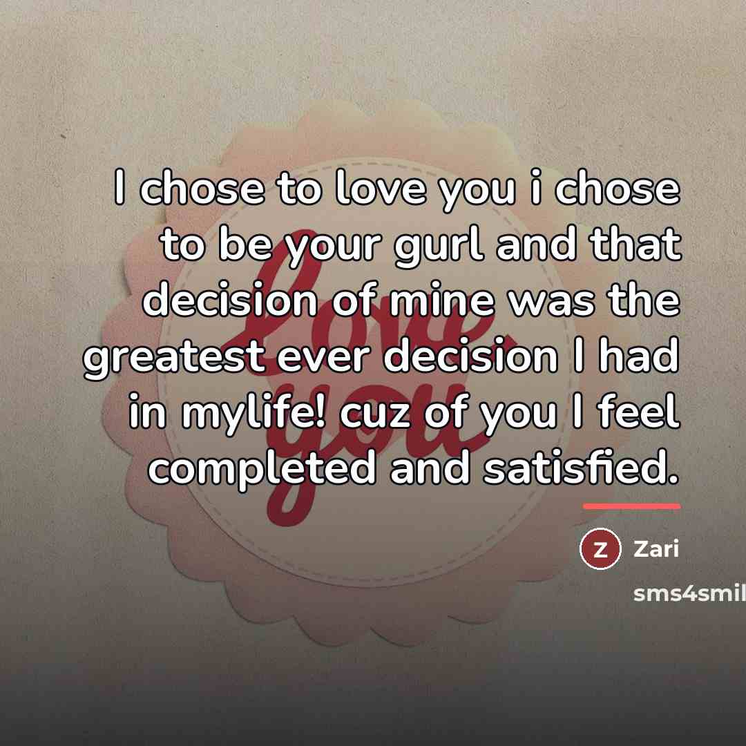 “I chose to love you i chose to be your…” quote by Zari