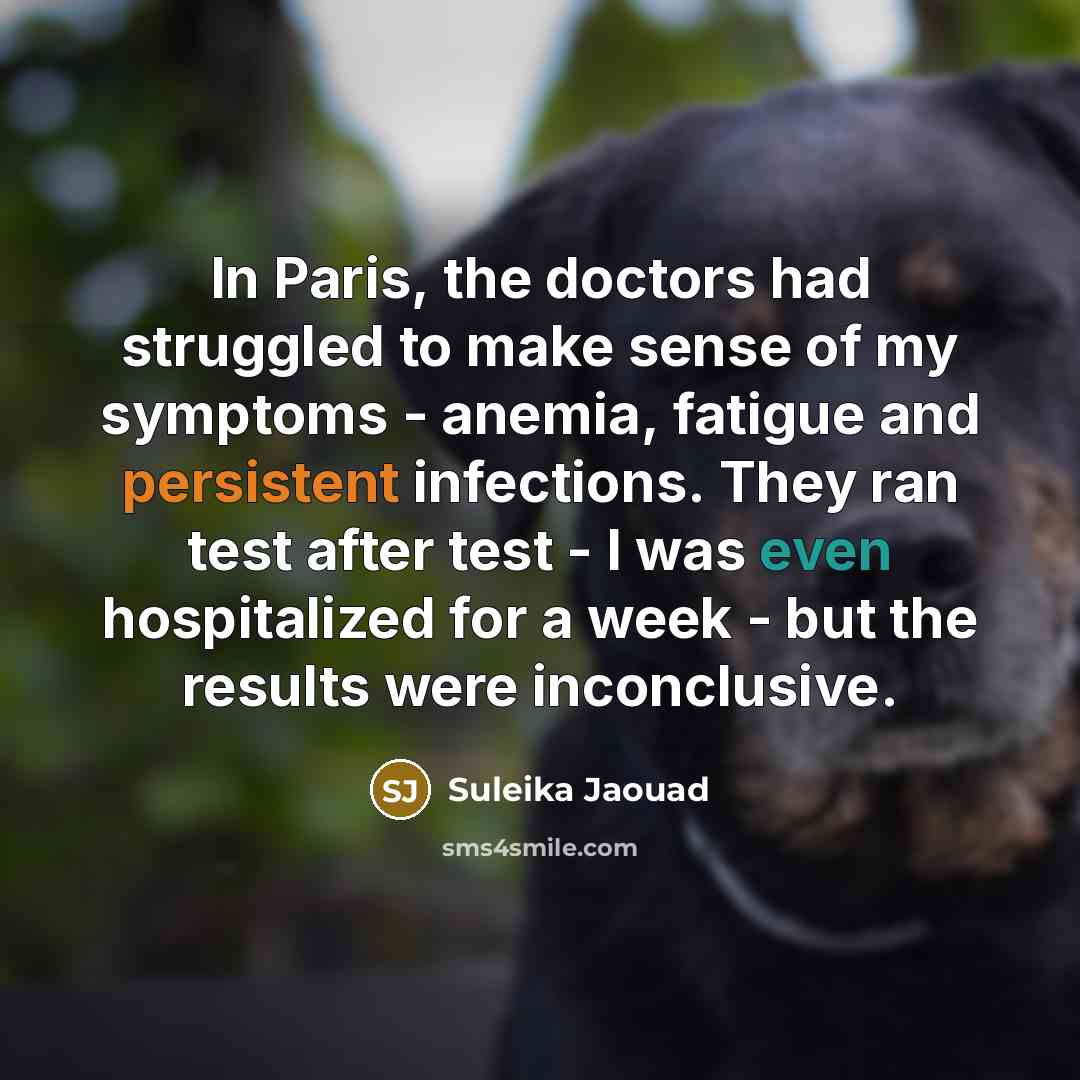 “In Paris, the doctors had struggled to make sense of…” quote by Suleika Jaouad