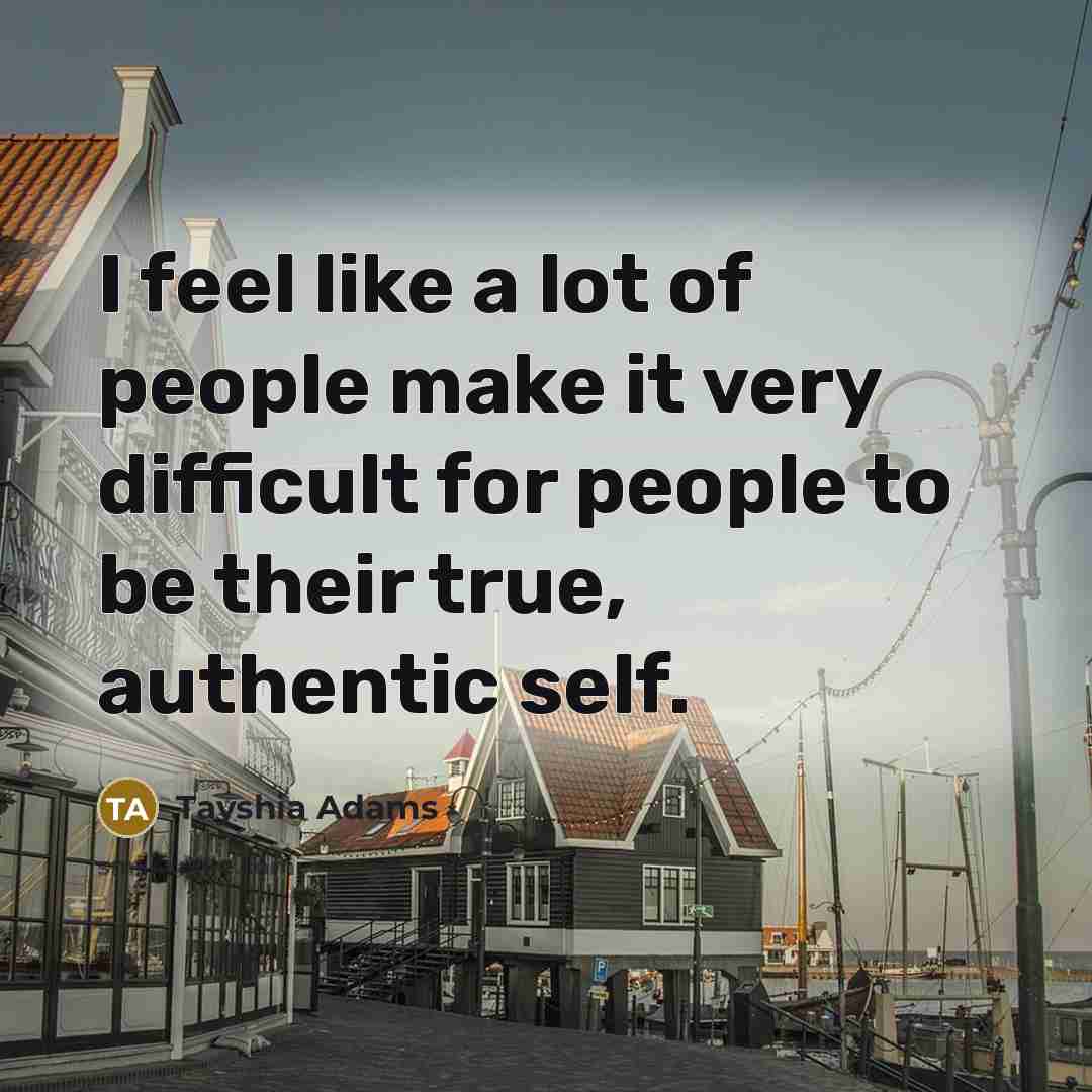 “I feel like a lot of people make it very…” quote by Tayshia Adams
