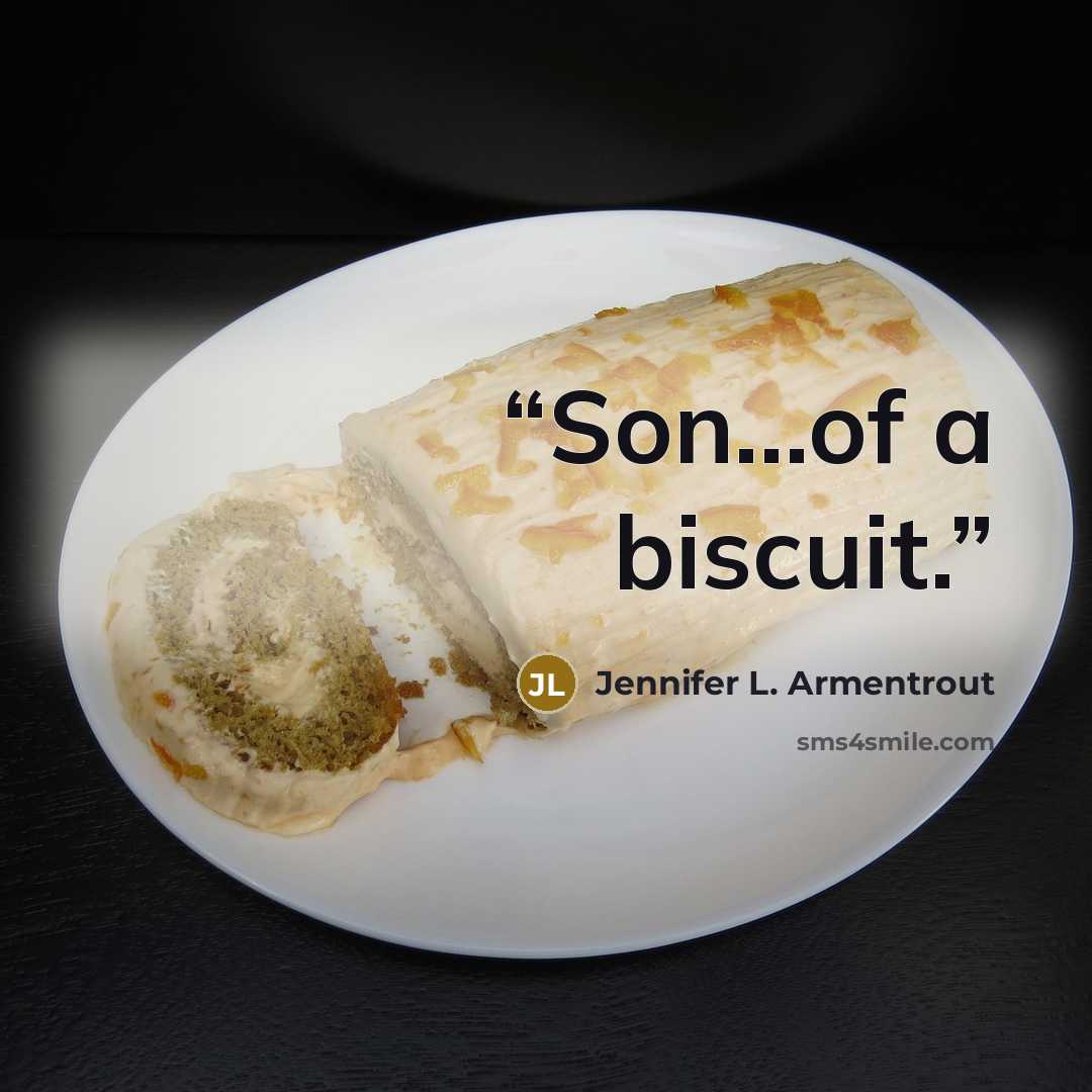 “Son…of a biscuit.” quote by Jennifer L. Armentrout