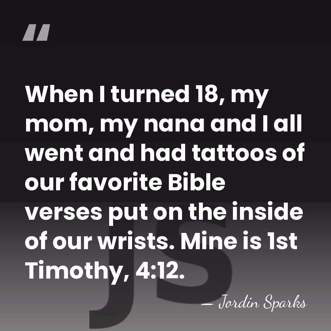 When I turned 18, my mom, my nana and I all went&hellip; - Jordin Sparks