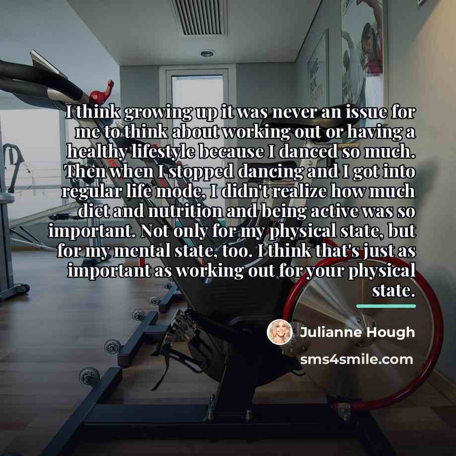 “I think growing up it was never an issue for…” quote by Julianne Hough