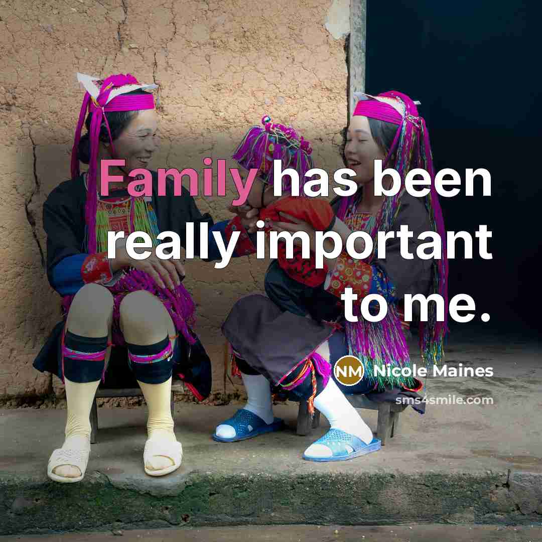 “Family has been really important to me.…” quote by Nicole Maines