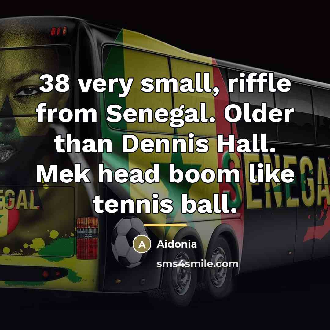 “38 very small, riffle from Senegal. Older than Dennis Hall.…” quote by Aidonia