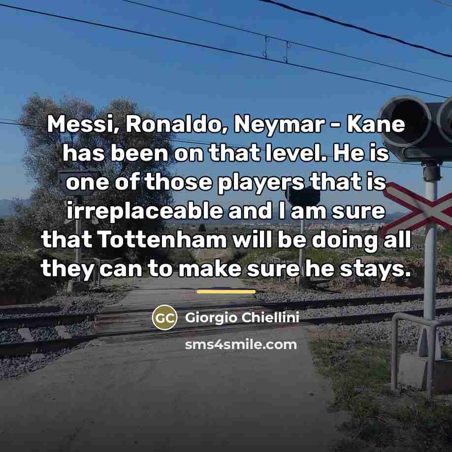 “Messi, Ronaldo, Neymar - Kane has been on that level.…” quote by Giorgio Chiellini