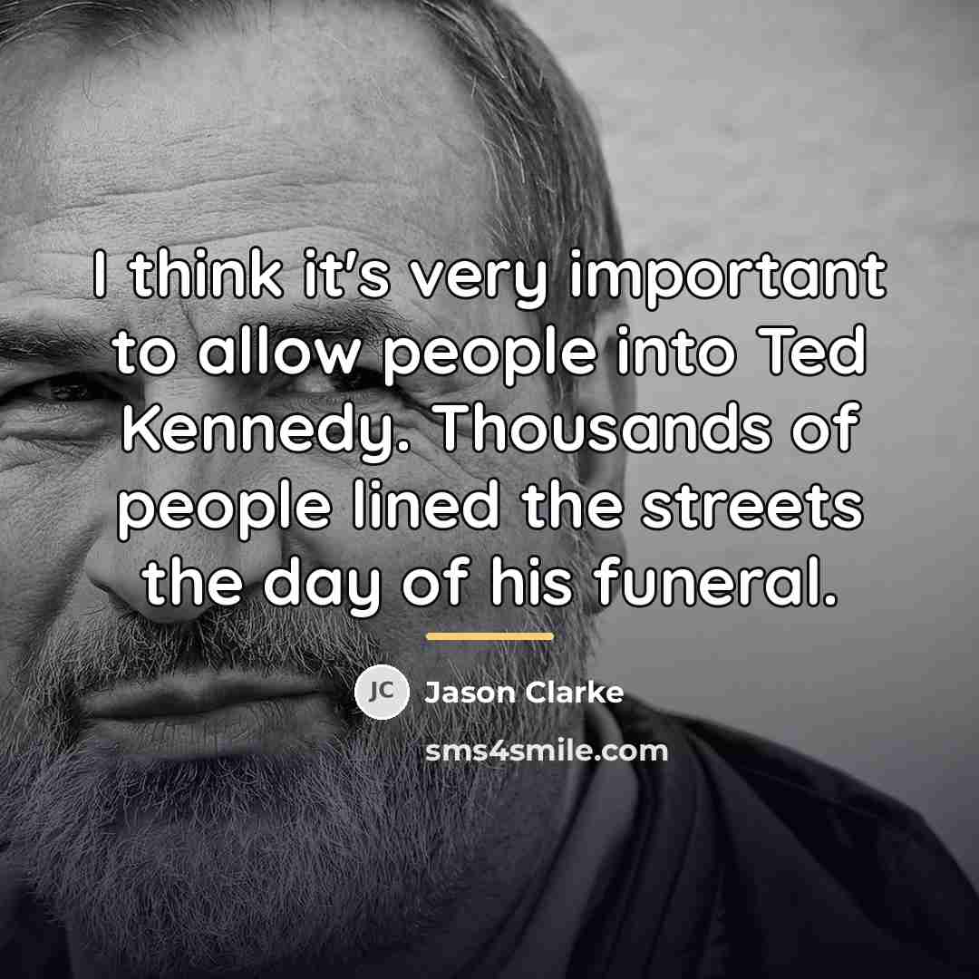 “I think it's very important to allow people into Ted…” quote by Jason Clarke