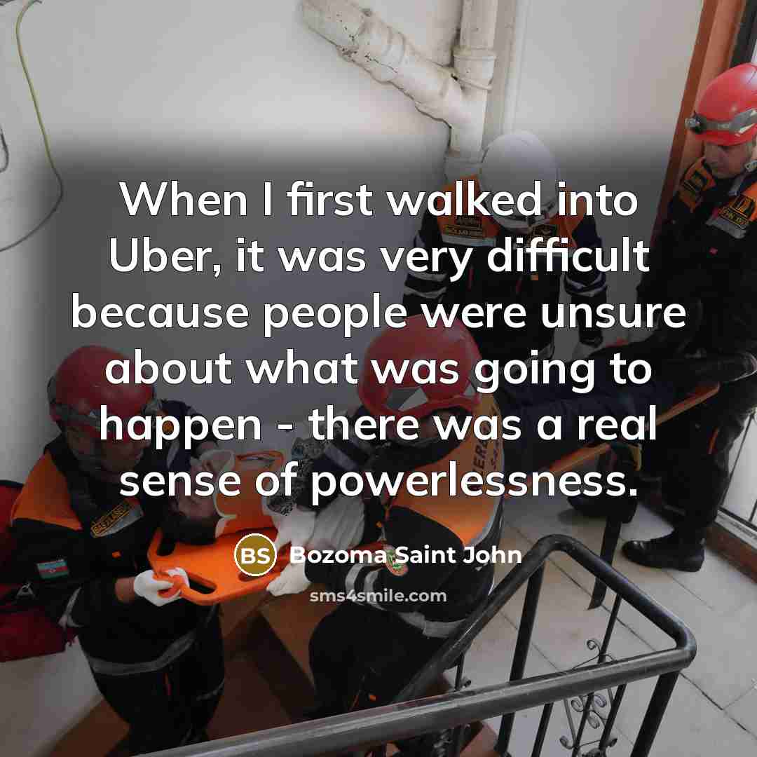 “When I first walked into Uber, it was very difficult…” quote by Bozoma Saint John