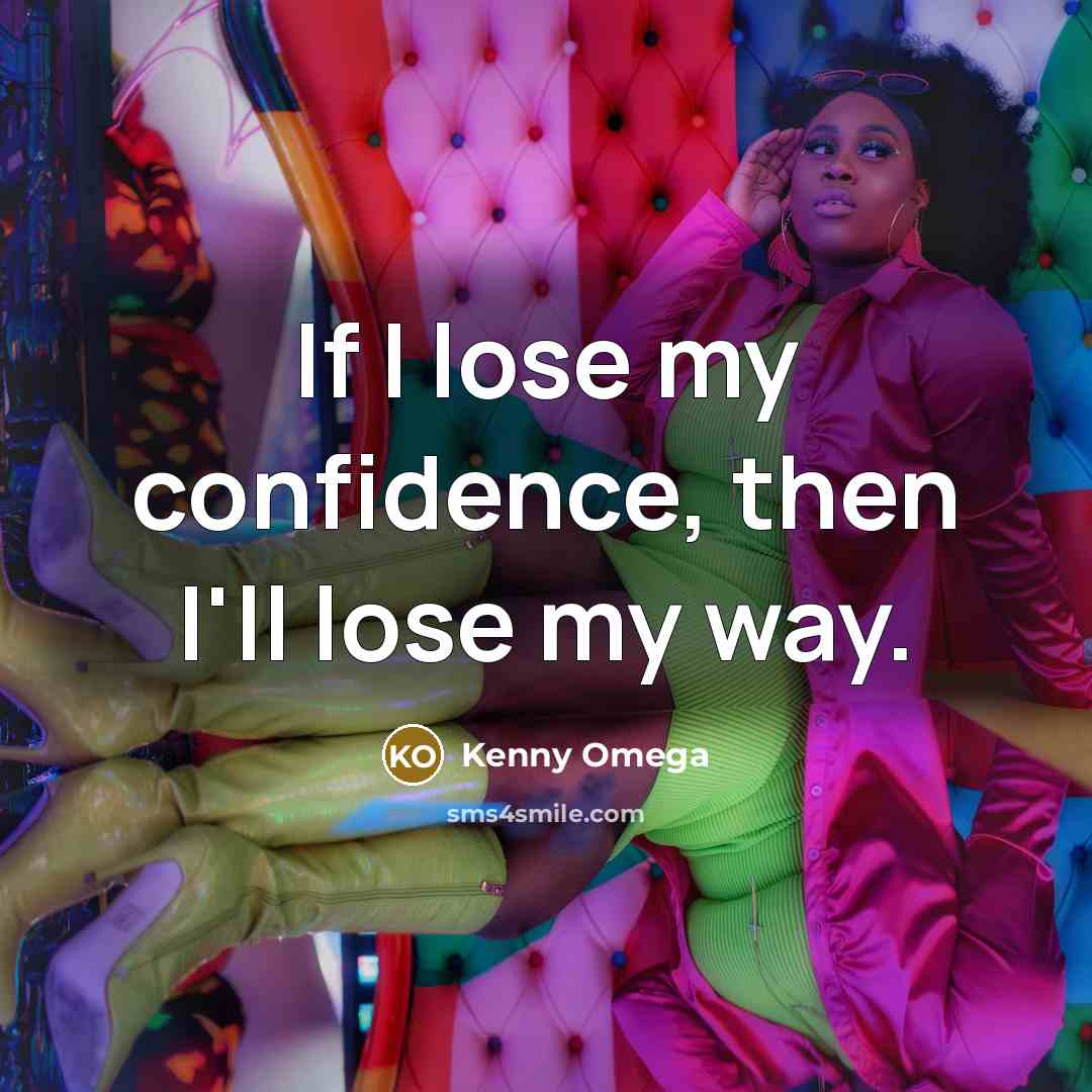 “If I lose my confidence, then I'll lose my way.…” quote by Kenny Omega