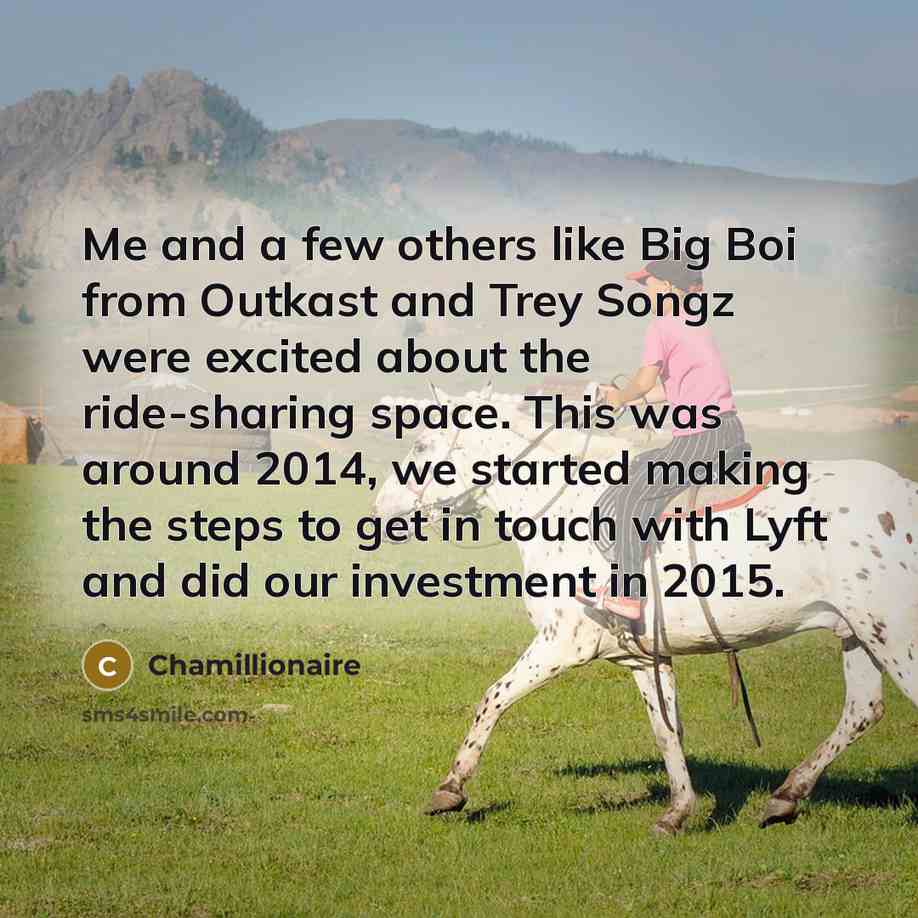 “Me and a few others like Big Boi from Outkast…” quote by Chamillionaire