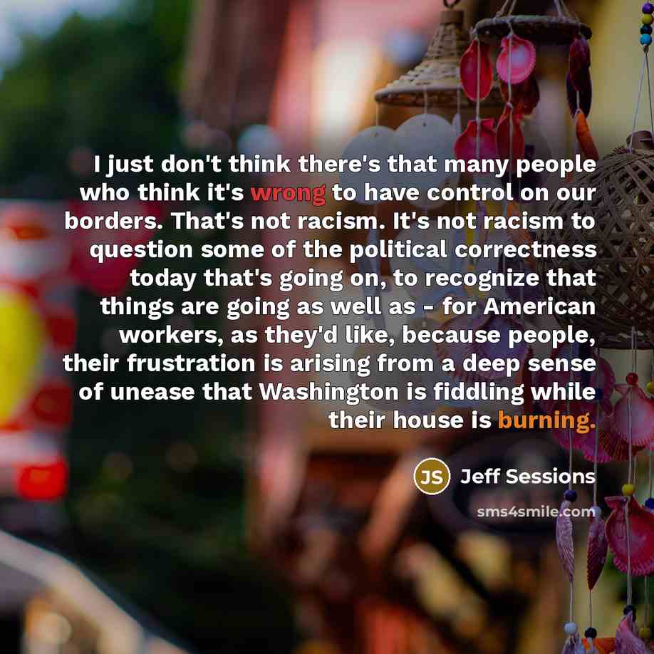“I just don't think there's that many people who think…” quote by Jeff Sessions