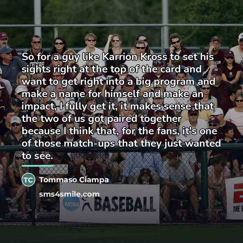 “So for a guy like Karrion Kross to set his…” quote by Tommaso Ciampa