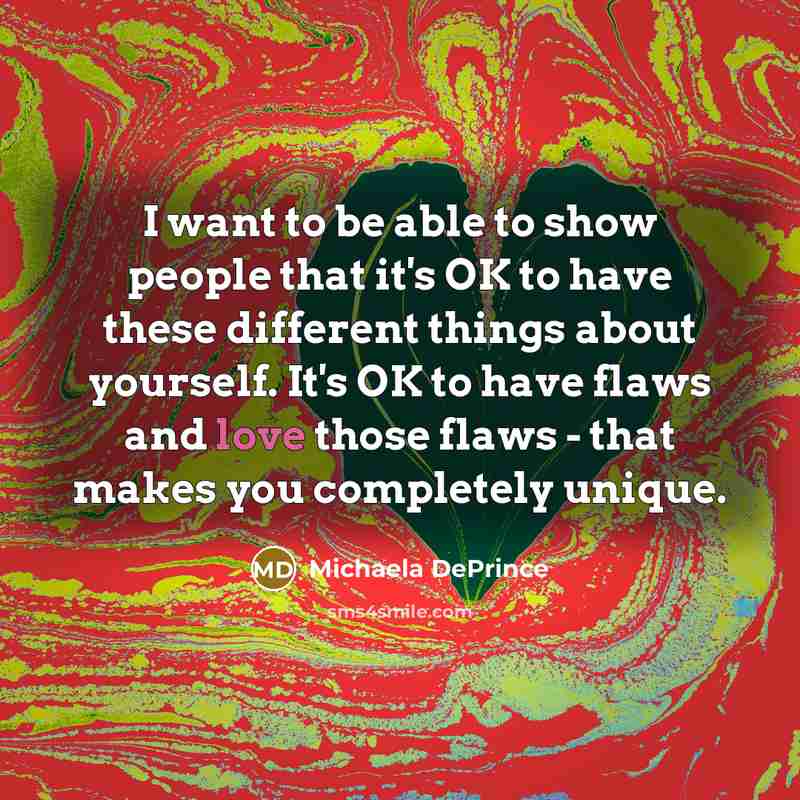 “I want to be able to show people that it's…” quote by Michaela DePrince
