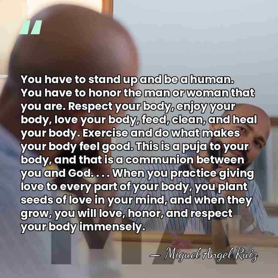 You have to stand up and be a human. You have to&hellip; - Miguel Angel Ruiz