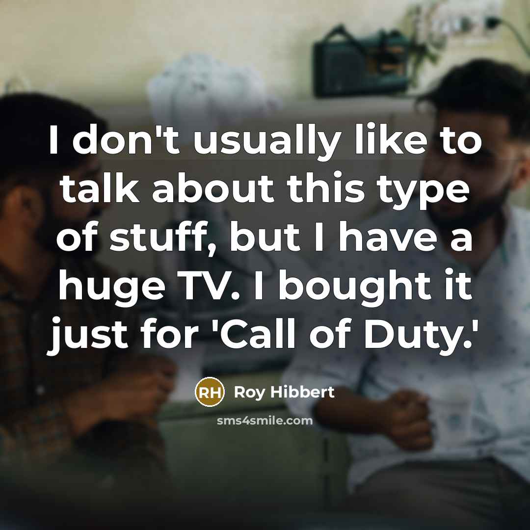 “I don't usually like to talk about this type of…” quote by Roy Hibbert