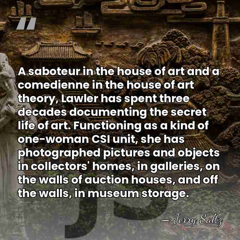 A saboteur in the house of art and a comedienne in the&hellip; - Jerry Saltz