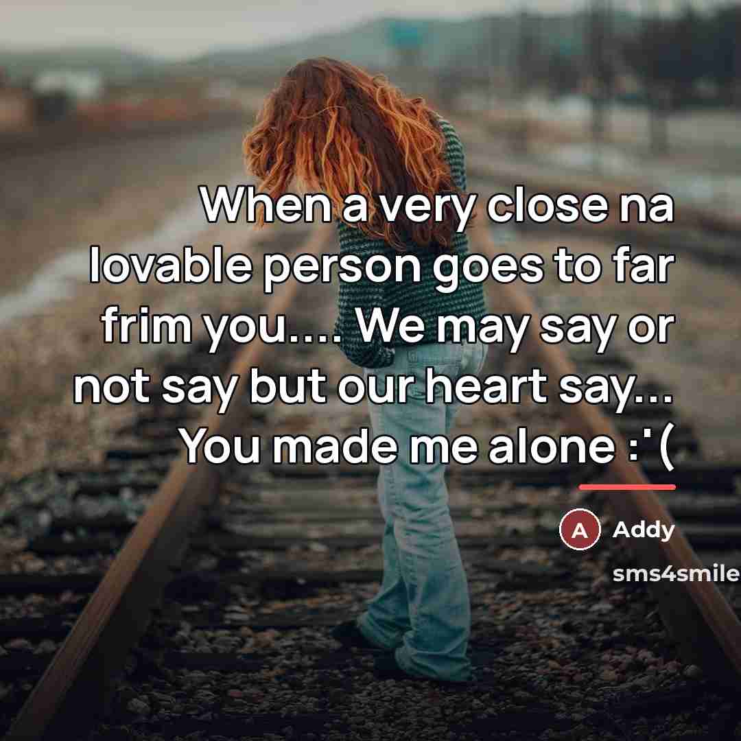 “When a very close na lovable person goes to far…” quote by Addy