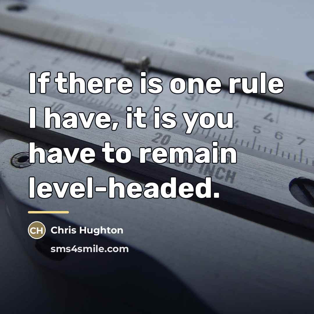 “If there is one rule I have, it is you…” quote by Chris Hughton
