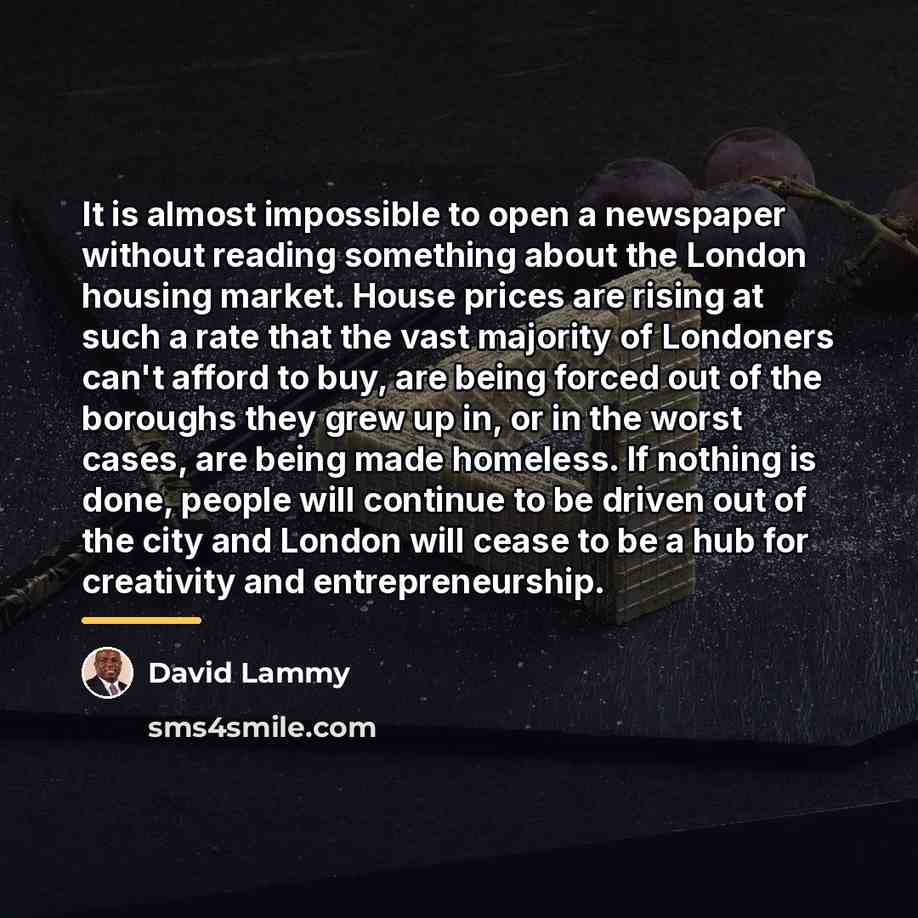 “It is almost impossible to open a newspaper without reading…” quote by David Lammy