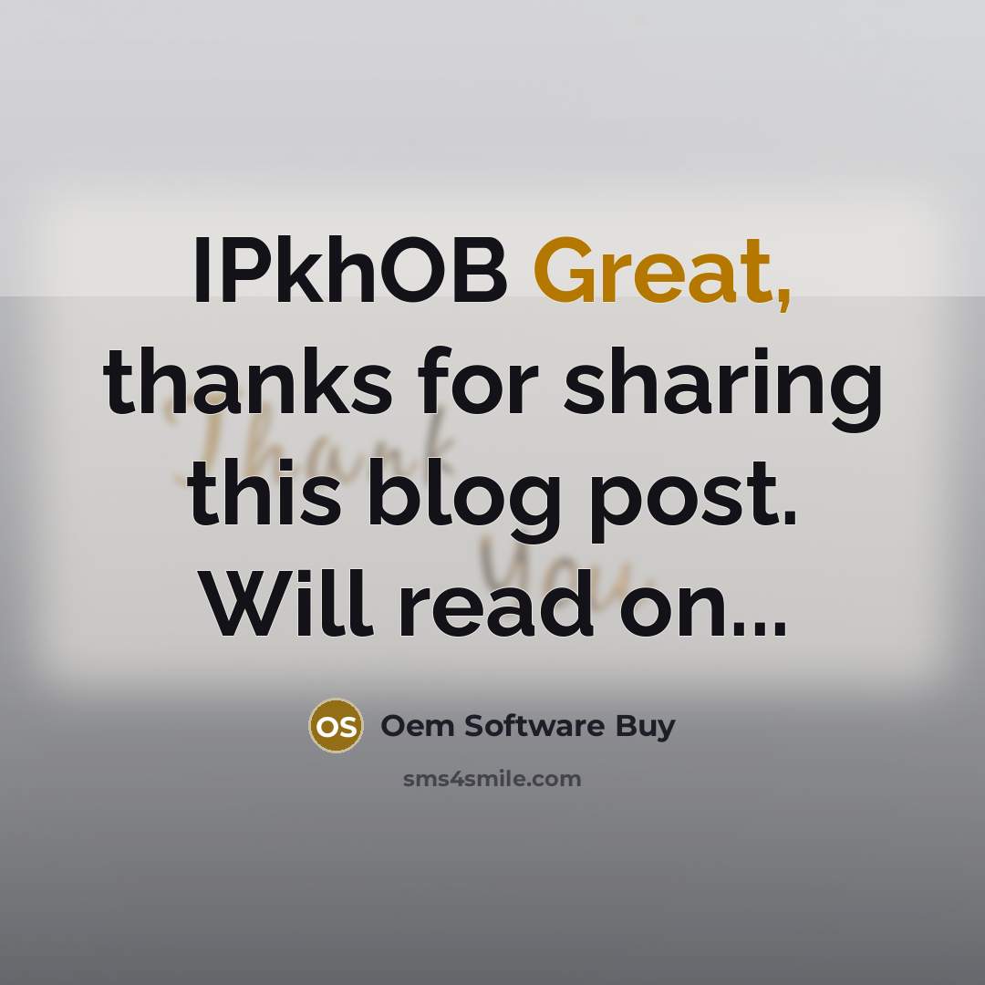 “IPkhOB Great, thanks for sharing this blog post. Will read on...” quote by Oem Software Buy
