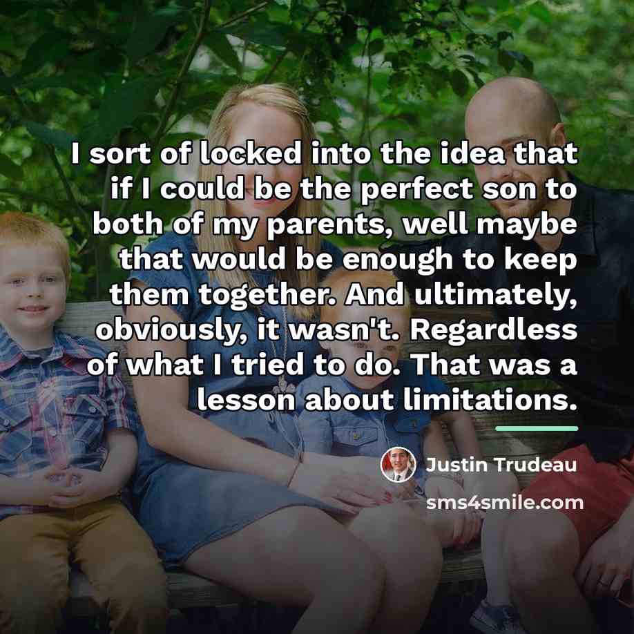 “I sort of locked into the idea that if I…” quote by Justin Trudeau