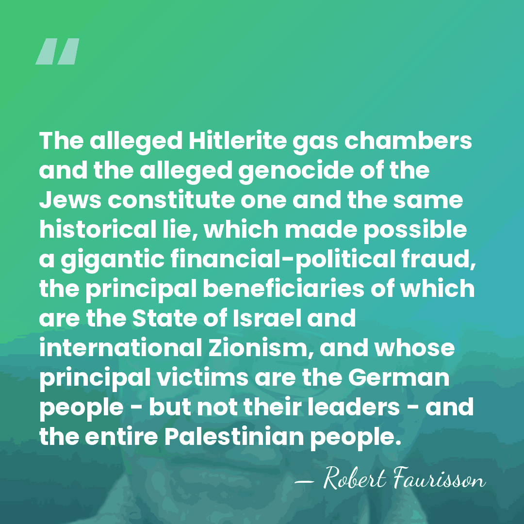 The alleged Hitlerite gas chambers and the alleged genocide of the Jews&hellip; - Robert Faurisson