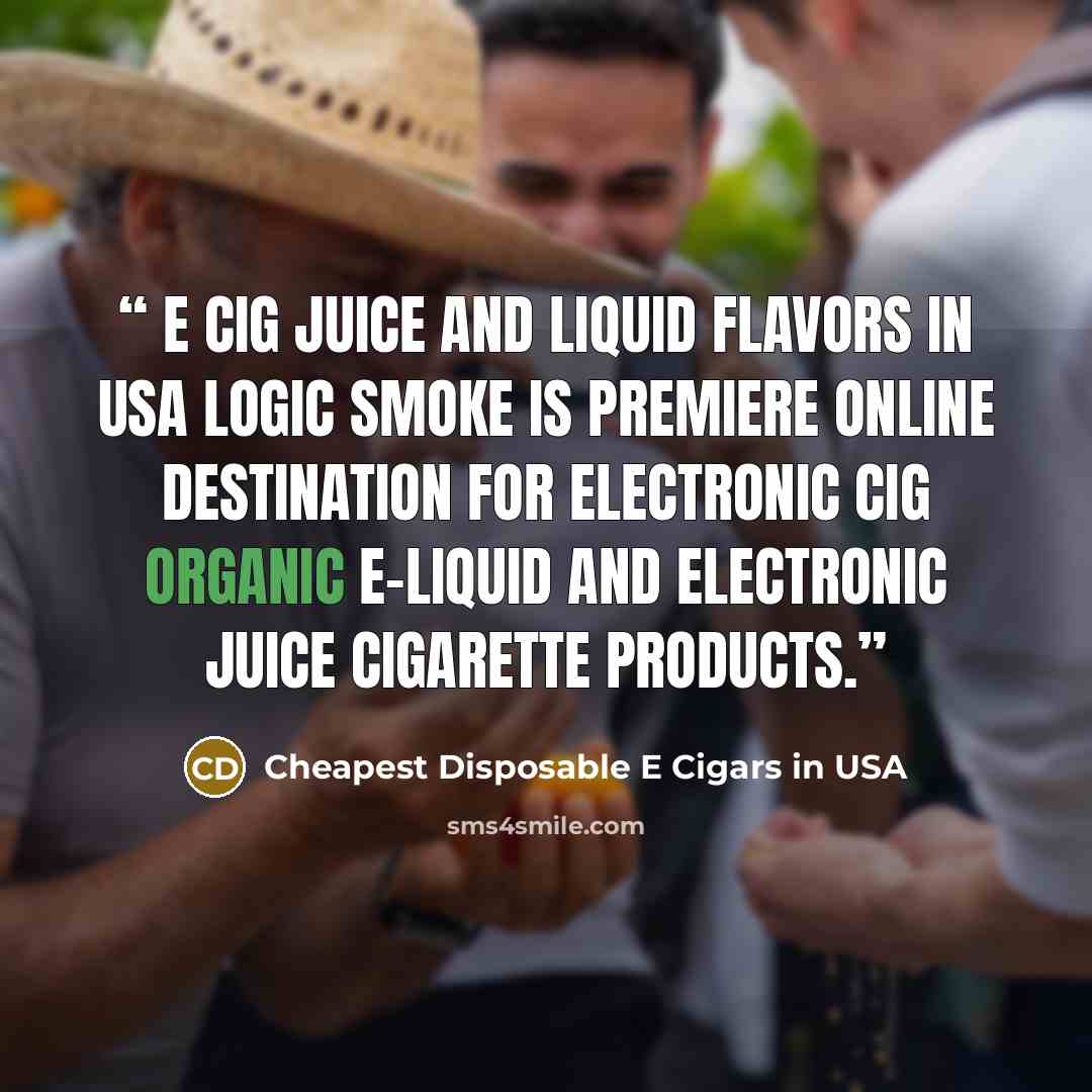 “E Cig Juice and Liquid flavors in USA Logic smoke is premiere online destination for electronic cig organic e-liquid and electronic juice cigarette products.” quote by Cheapest Disposable E Cigars in USA