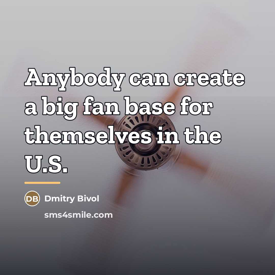 “Anybody can create a big fan base for themselves in…” quote by Dmitry Bivol
